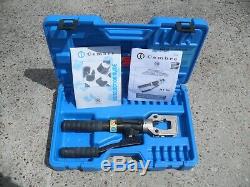 Cembre HT51, dual speed, hand hydraulic crimper, crimping tool & case