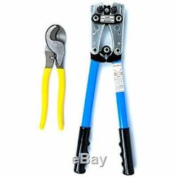 Crimpers Battery Cable Lug Tool 6-50mm, Wire Crimping Tool, Hand Electrician For