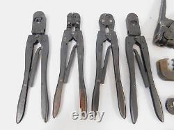 Crimping Crimp Hand Tools for Aviation and Radio Communication (lot of 11)