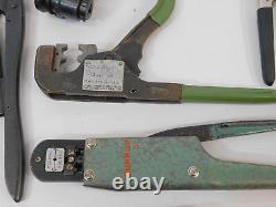 Crimping Crimp Hand Tools for Aviation and Radio Communication (lot of 11)