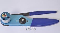 DMC Daniels AF8 M22520/1-01 Hand Crimping Tool with TH1A Turret Head