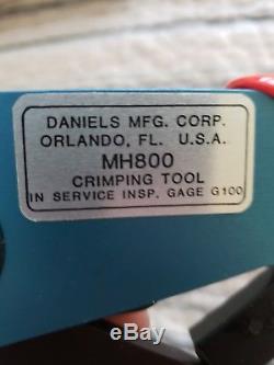 DMC Daniels MH800 Ratchet Hand Crimp Tool