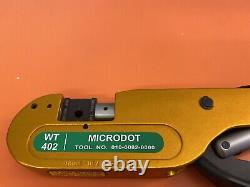 DMC/Microdot Open Frame Hand Crimp Tools HX3-HX4 WT-402 010-0082-0000