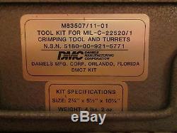 DMC Miniature Adjustable Hand Crimp Tool AFM8 (M22520/2-01) and EXTRAS