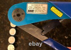 Daniels DMC AFM8 Hand Crimping Tool M22520/2-01 Crimper Withpositioners