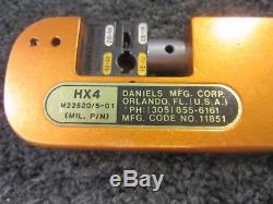 Daniels DMC Hx4 Crimping Hand Tool Crimper Electrical Precision Ratchet Used