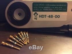 Deutsch HDT-48-00 Hand Crimping Tool & Storage Case 12 26 AWG Wire Size