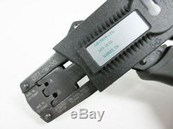 Deutsch I. P. D. Dtt-16-00 Hand Crimper Tool Contacts 14-16 Awg Side Entry, Ratche