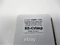 E-1377 Crimp Tool Mfg. EZ-Crimp Condition Factory New