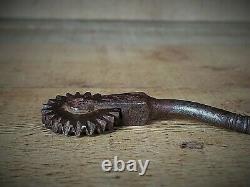 Early American Pastry Jagger Pie Crimper Blacksmith Hand Forged Baking Tool