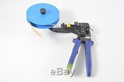 Erni 014375 Reel Hand Crimp Tool With Partially Used Spool of Connectors