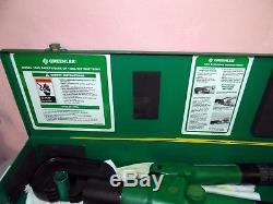 GREENLEE 1989 Manual HYDRAULIC DIELESS CRIMPER Hand Crimping TOOL & BOX