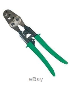 GREENLEE K28GL Manual Ferrule Crimper (FC7-1/0) Trapezoidal Hand Crimp Tool