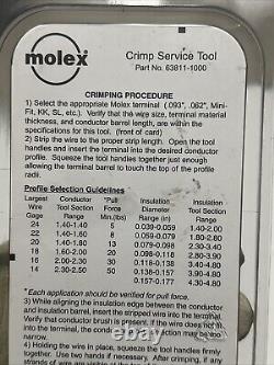 Genuine Molex Application Tooling Hand Crimp Tool (1)