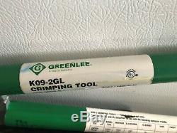 Greenlee, K09-2GL, Hand Crimping Tool, 8-4/0 Lugs, 26 Long, Good Used Condition