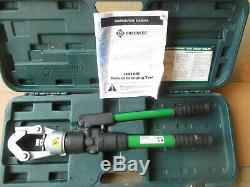 Greenlee Model HK12ID Hand Hydraulic Dieless Crimping Tool With Case