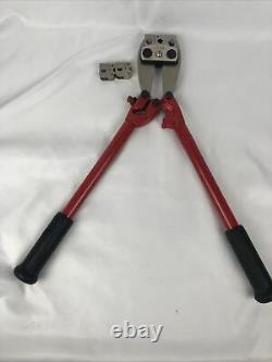 HDT-04-08 Size 3 and 4 Large Hand Crimp Tool Solid