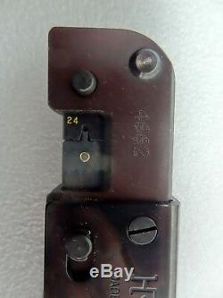 HRS Hirose DF11-TA2428HC Hand Crimp Tool Crimper 4662 24 AWG with Original Case