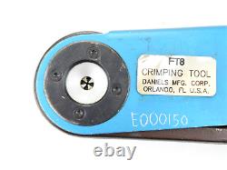 Hand Crimp Tool Adjustable Indent Crimper Daniels Manufacturing Corp. FT8