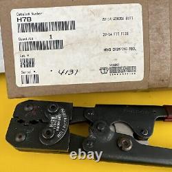 Hand Crimp Tool Electrical Terminals 22-16 16-14 AWG Hollingsworth H-7B New