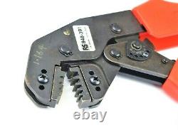 Hand Crimp Tool Ratchet Frame RS 848-391 with RS 848-420 Bootlace Ferrule Die Set