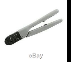 Hand Crimper Tool Rectangular Contacts, 22-26 AWG Side Entry, Ratchet
