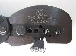 Hand crimp tool, rachet, PIDG terminal and splices, 59239-J, AMP