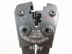 Hollingsworth H-7b With Rear Locators Hand Crimp Tool 22 14 Awg