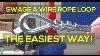 How To Swage A Loop In Wire Rope Using A Swaging Tool