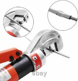 Hydraulic Crimping Tool Set Wire Stainless Steel Cable Railing Kit Hand Crimper