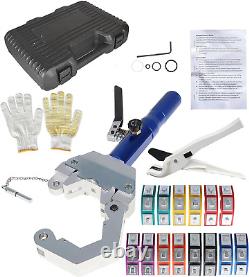 Hydraulic Hose Crimper Manual A/C Hose Crimper Kit Air Conditioning Repaire Hand