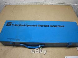 IDEAL 88-836 12 Tons Hydraulic Hand Operated Crimper Crimping Tool FREE SHIPPING