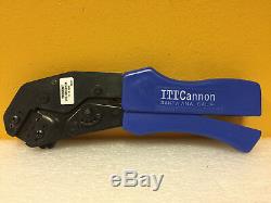 ITT Cannon Trident Series 14 to 18 AWG, Hand Crimp Tool. Tested