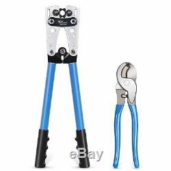 IWISS Cable Lug Crimping Tools Hand Electrician Pliers for Crimping Wire Cable