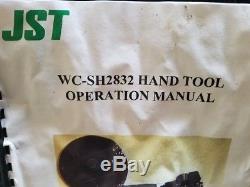 JST WC-SH2832, Hand Crimper for Mini Reels 28-32 AWG, Crimp Tool, Side Entry