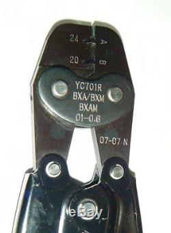 JST YC-701R Hand Crimp Tool & YC-590 Crimper Pair For One Price
