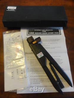 JST YRS-240 Hand Crimping Tool Case, Manual and Inspection Sheet