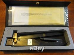 JST YRS-240 Hand Crimping Tool Case, Manual and Inspection Sheet