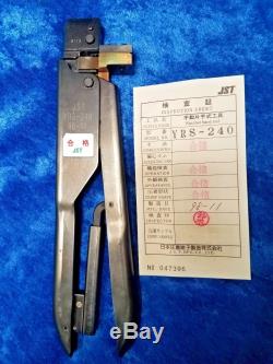 JST YRS-240 Strip Feed Hand Crimping Tool 24-30 AWG Fast and Easy Shipping