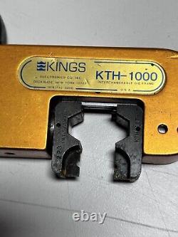 Kings Kth-1000 Hand Crimp Tool & Kth-1079 Die Crimping Rf Coaxial Connector King