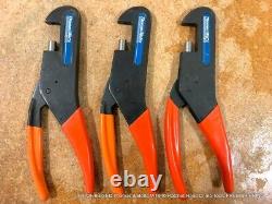 LOT OF 6 USED Thomas & Betts WT540 Ratchet Hand Crimp Tools FREE SHIPPING