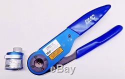 Lightly Used DMC M22520/1-01 AF8 Hand Crimping Tool with TH1A Turret Daniels