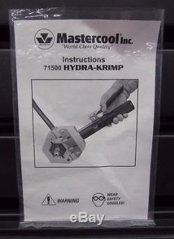 MASTERCOOL 71500 HYDRA-KRIMP Hand-Held Hydraulic Crimping Tool 872737637