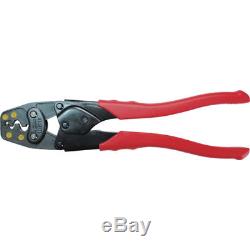 Manual One-Hand Crimping Tool for Bare Terminal, AK19A, LOBTEX, Made in JAPAN