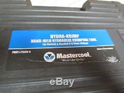 Mastercool Hydra-Krimp Hand Held Hydrolic Crimping tool set item#F2-22