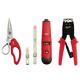 Milwaukee Hand Tool Set Punchdown Tool Electrician Snips Modular Crimper LED