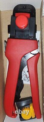 Molex 0638190800 Premium Grade Hand Crimp Tool for Mini-Fit Jr. Male/Female-Red