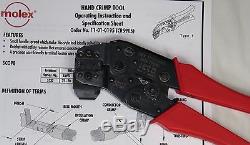 Molex 11-01-0195 Hand Crimp Tool for 22-30 AWG