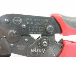 Molex 11-01-0208 E Cr60930a Hand Crimp Tool 22 24 30 36 Awg 11010208 E