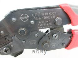 Molex 11-01-0209 Cr60930b Hand Crimping Tool 24 30 Awg With Locator Crimp